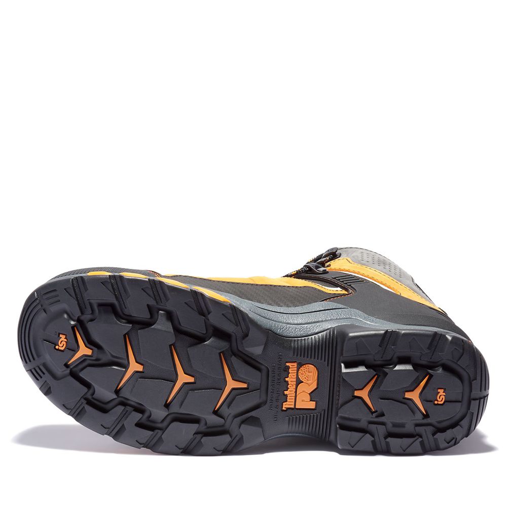 Botas de Trabajo Timberland Hombre Pro® Hypercharge Trd Waterproof Composite-Toe Naranjas/Negras - C
